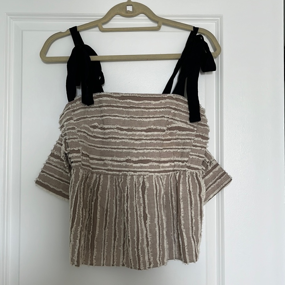 Moon River Bare Shoulder Top
